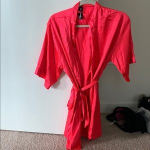 Silk robe